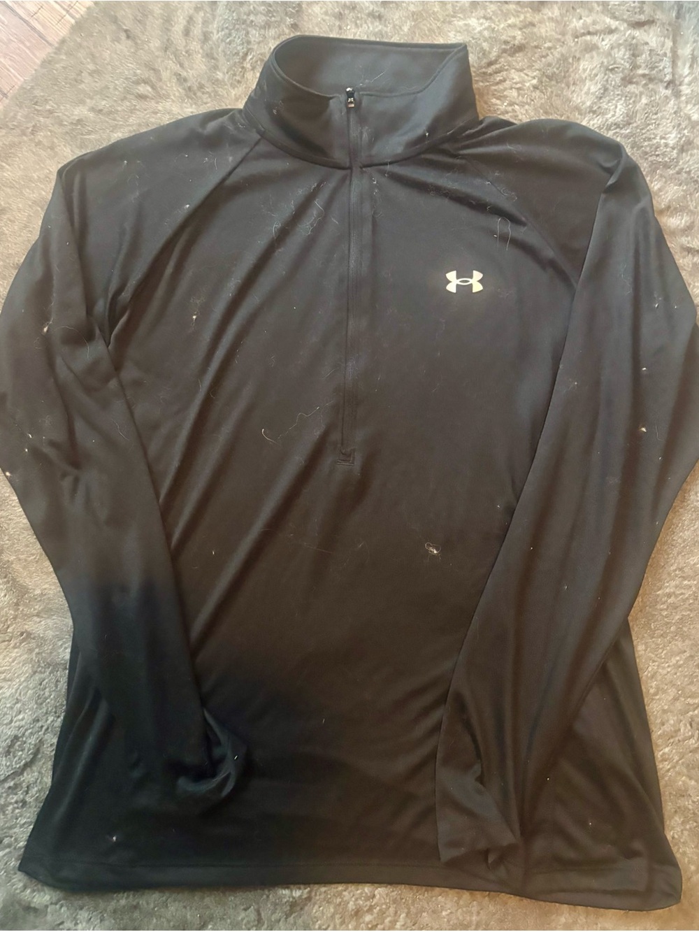 Under Armour Black Half-Zip Training Pullover-NWOT-Women’s XL